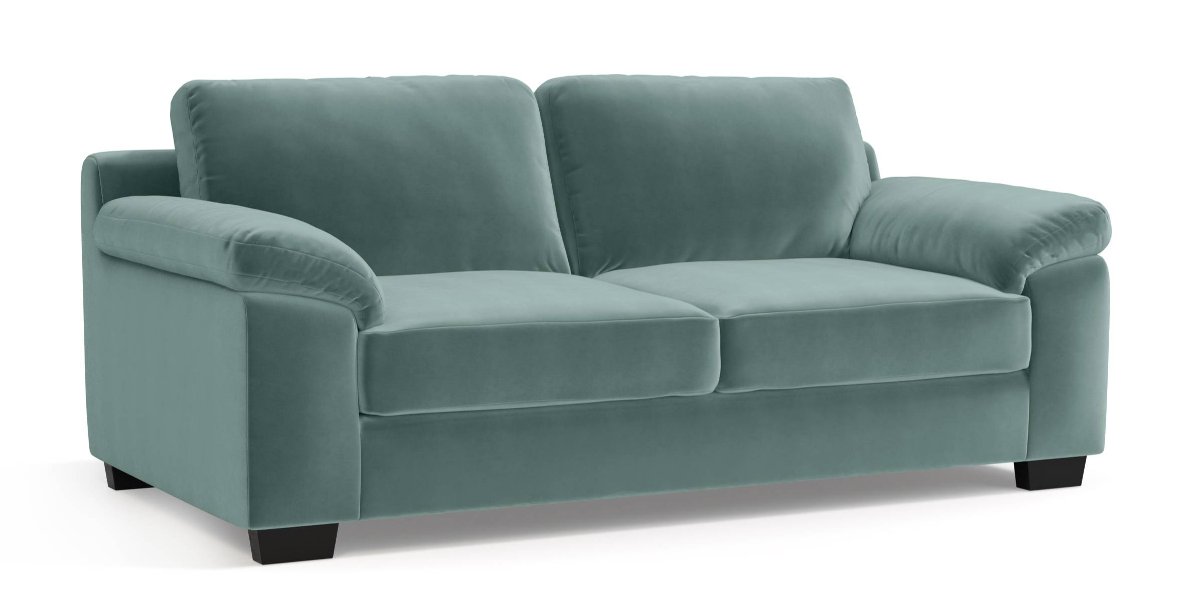 Esquel Sofa (Dusty Turquoise Velvet)